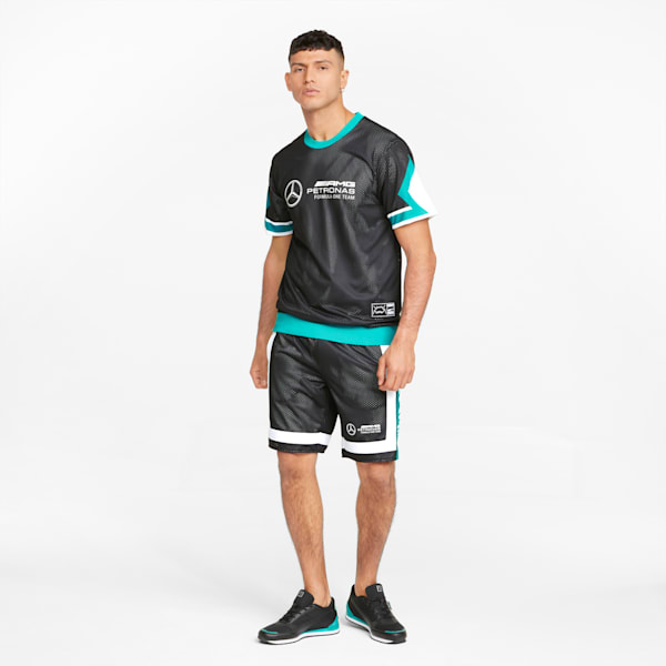 Mercedes AMG-Petronas Motorsport Formula 1 Men's Shooting Tee, Puma Black, extralarge