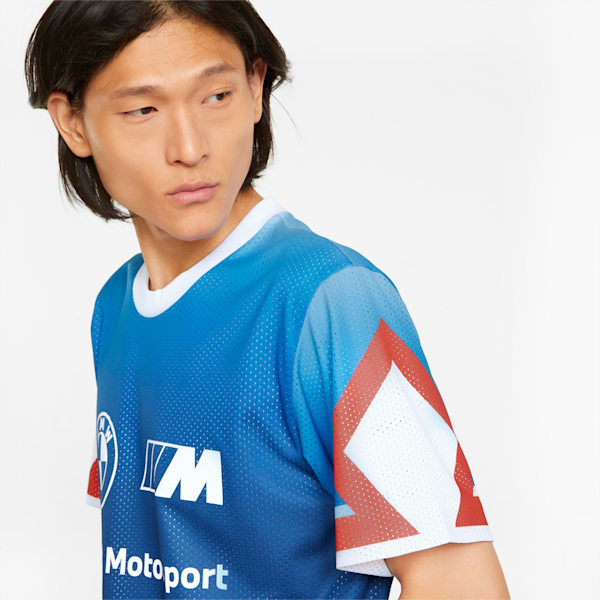 BMW M Motorsport Men's Shooting Tee, Puma White, extralarge