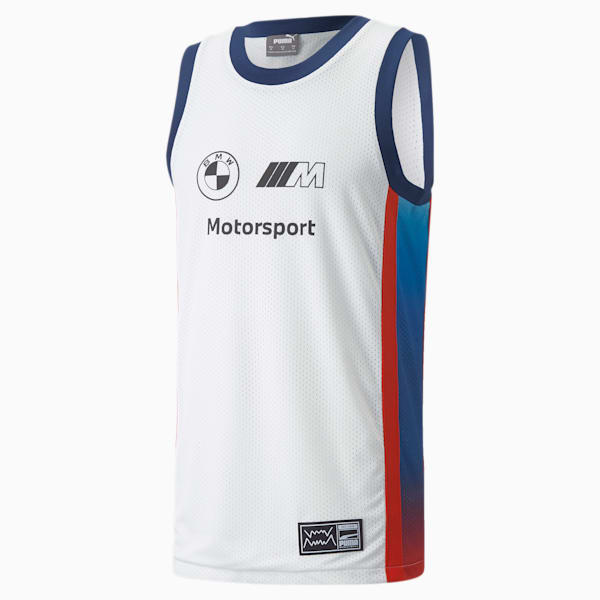 BMW M Motorsport Retro Men's Jersey, Puma White, extralarge