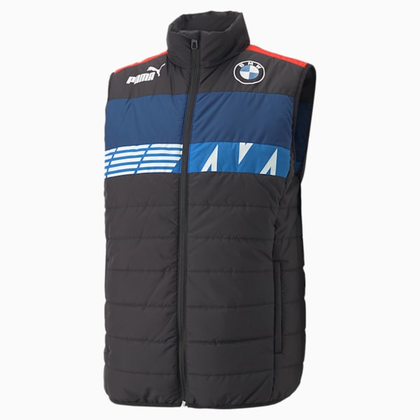 BMW M Motorsport SDS Men's Padded Vest, Puma Black, extralarge