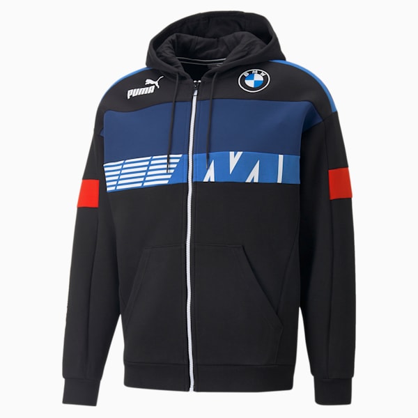 BMW M Motorsport SDS Men's Motorsport Sweat Jacket, Puma Black, extralarge