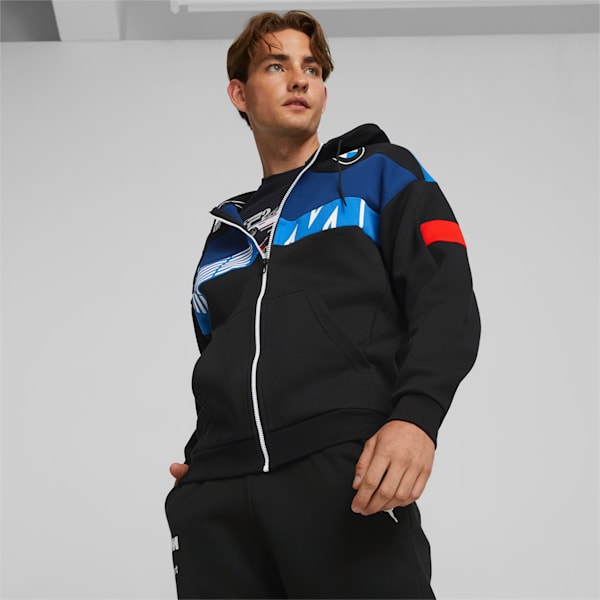 BMW M Motorsport SDS Men's Sweat Jacket, Puma Black, extralarge-IND