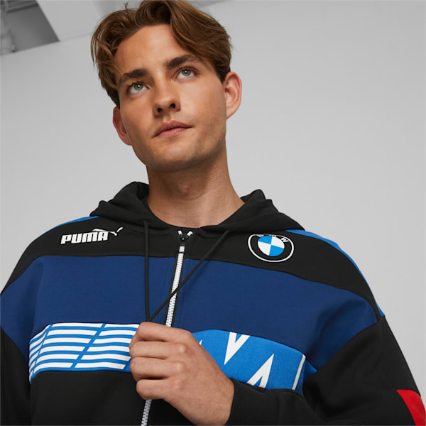 BMW M Motorsport SDS Men's Motorsport Sweat Jacket, Puma Black