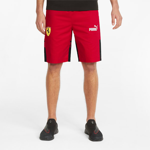 Scuderia Ferrari Race SDS Men's Regular Fit Shorts, Rosso Corsa, extralarge-IND