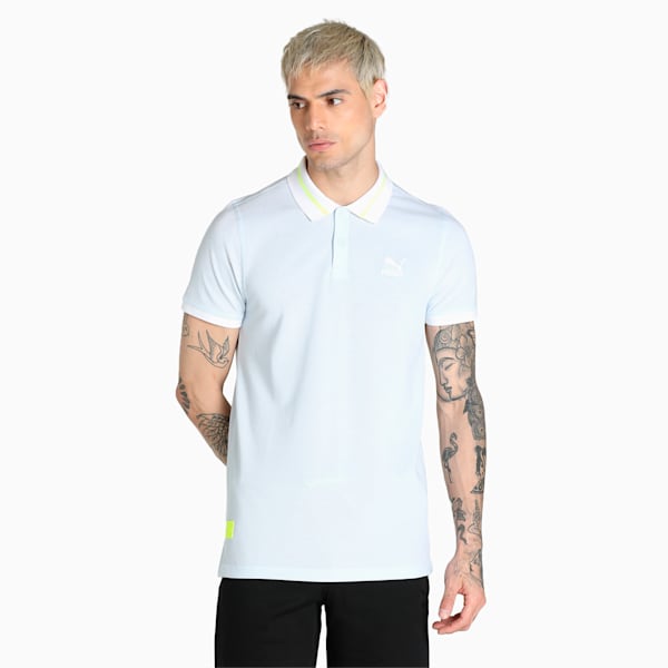 One8 Men's Elevated Slim Fit Polo, Puma White, extralarge-IND