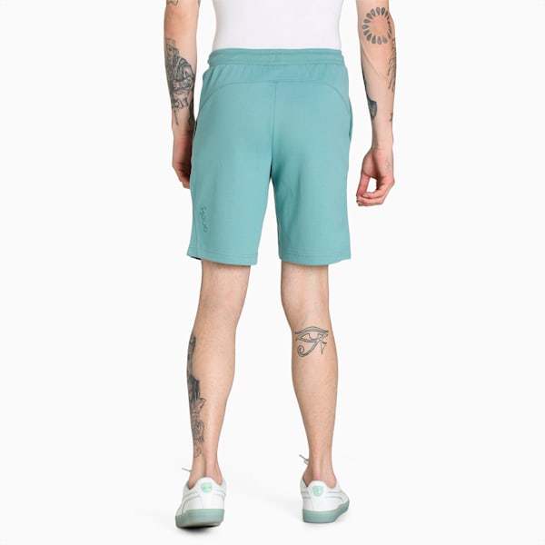 One8 Virat Kohli Men's Sweat Shorts, Mineral Blue, extralarge-IND