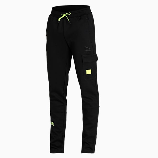One8 Knitted Men's Slim Fit Pants, Puma Black, extralarge-IND
