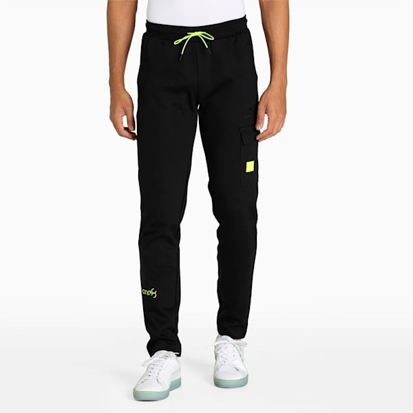 One8 Knitted Men's Slim Fit Pants, Puma Black, extralarge-IND