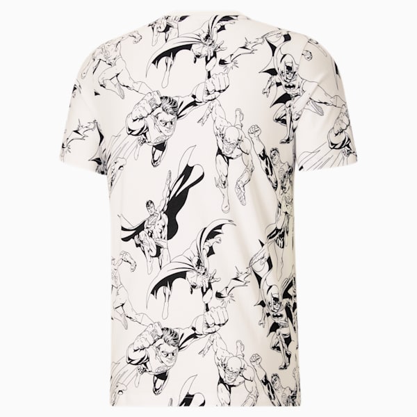 PUMA x DC Justice League AOP Men's Tee, Puma White-AOP, extralarge