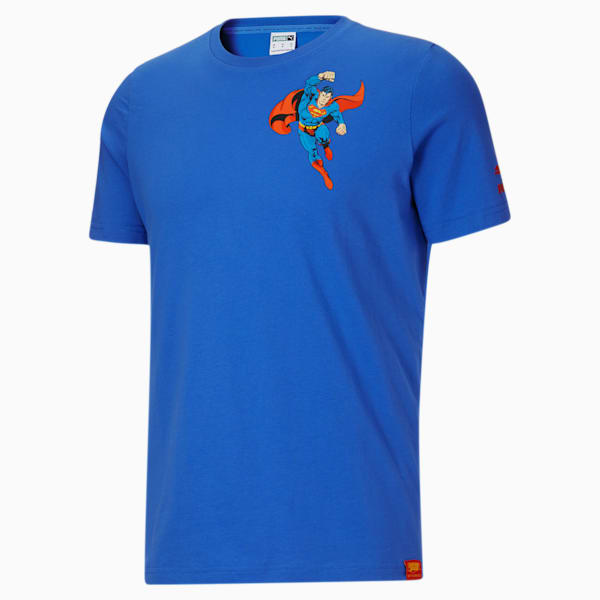 PUMA x DC Justice League Superman Men's Tee, Nebulas Blue, extralarge