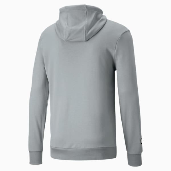 Mercedes AMG Petronas F1 Logo Motorsport Men's Regular Fit Hoodie, Mercedes Team Silver, extralarge-IND