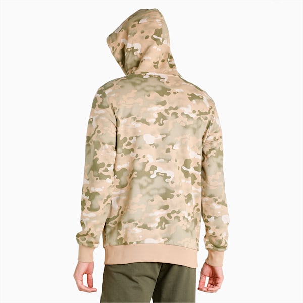 CG AOP Men's Regular Fit Hoodie, Pebble, extralarge-IND