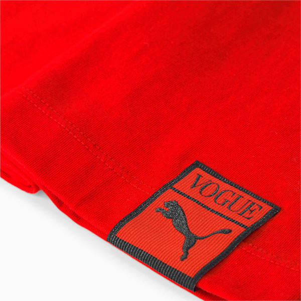 ウィメンズ PUMA x VOGUE レギュラー 半袖 Tシャツ, Fiery Red