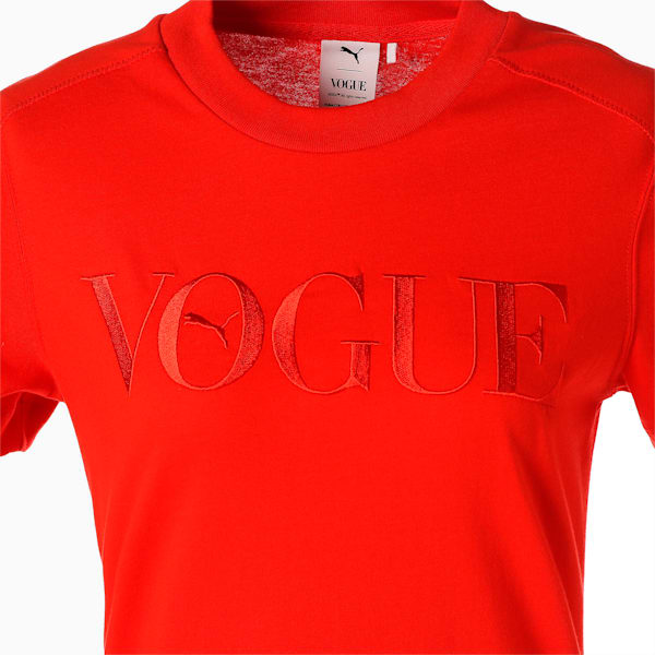ウィメンズ PUMA x VOGUE レギュラー 半袖 Tシャツ, Fiery Red