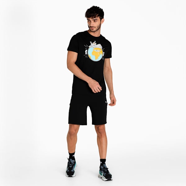 PUMA Graphic Sustainability Slim Fit Men's T-Shirt, Puma Black-2