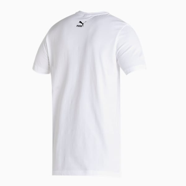 PUMA Graphic Sustainability Slim Fit Men's T-Shirt, Puma White-2, extralarge-IND
