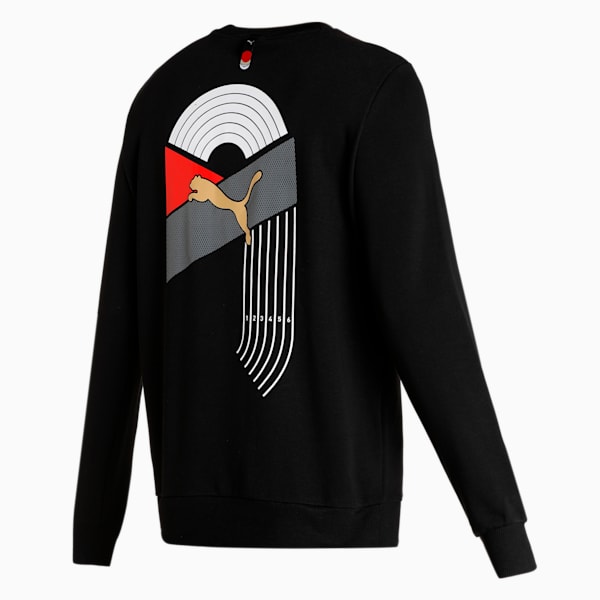 Art of Sports Men's Regular Fit Sweatshirt, Puma Black, extralarge-IND