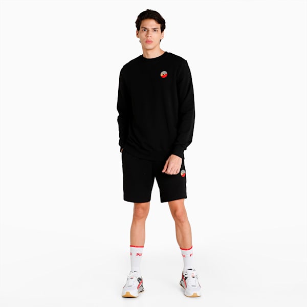 Art of Sports Men's Regular Fit Sweatshirt, Puma Black, extralarge-IND