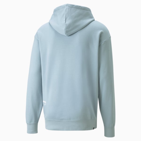 CLUB Graphic Men's Relaxed Fit Hoodie, Blue Fog, extralarge-IND
