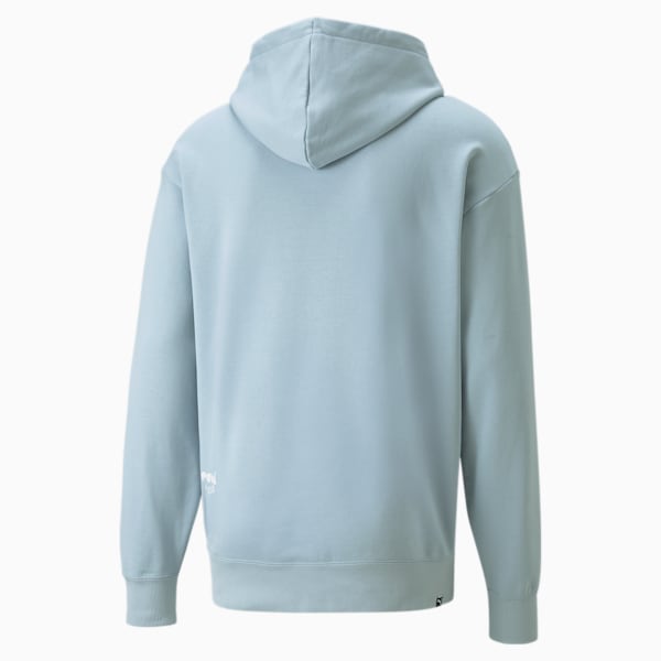 PUMA CLUB Graphic Men's Relaxed Fit Hoodie, Blue Fog, extralarge-IND