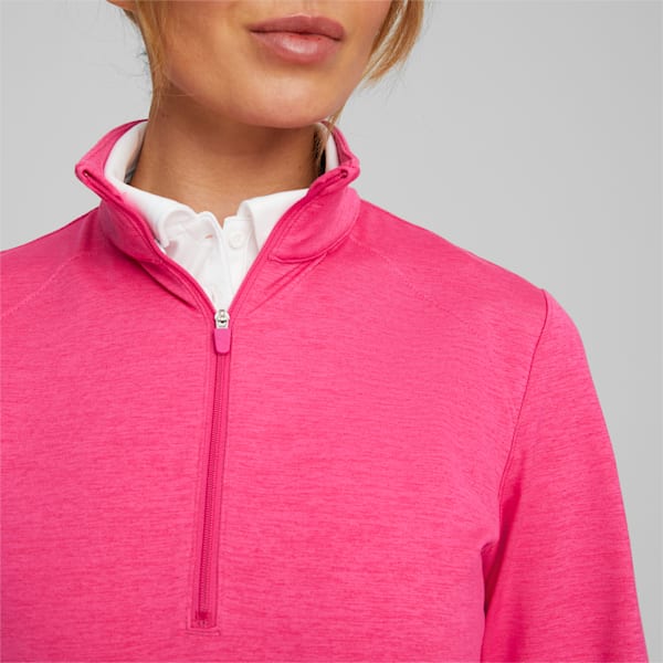 CLOUDSPUN Rockaway Half-Zip Golf Sweatshirt Women, Orchid Shadow
