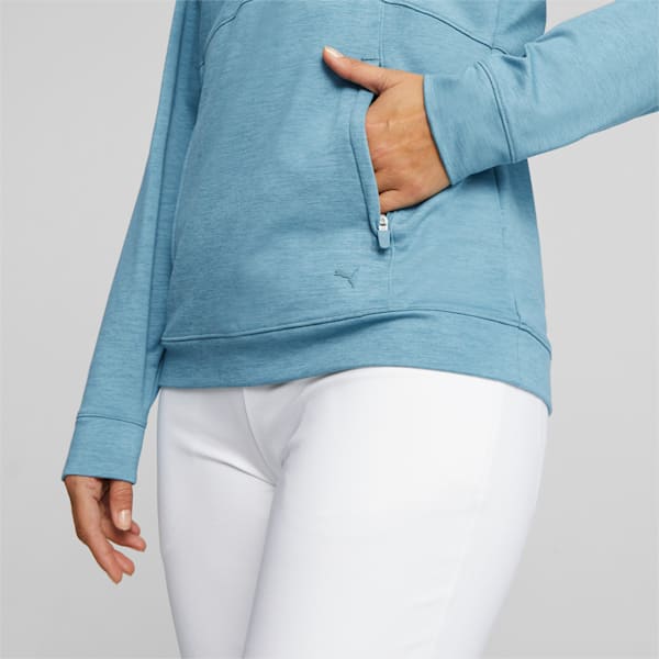 CLOUDSPUN Rockaway Half-Zip Golf Sweatshirt Women, Bold Blue Heather, extralarge-GBR