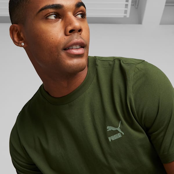 Puma olive green t shirt deals