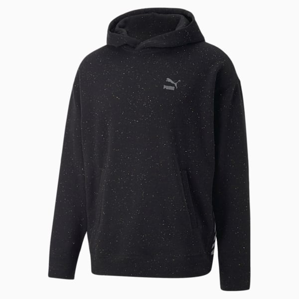RE:Collection Relaxed Fit Unisex Hoodie, Puma Black Heather, extralarge-IND