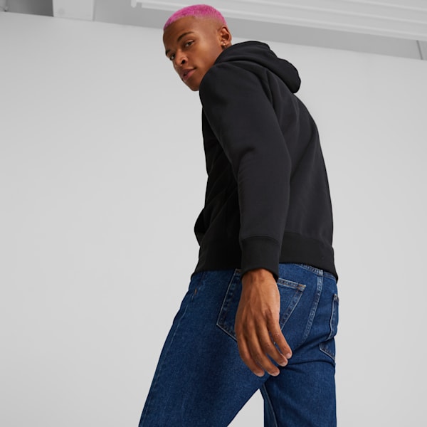 Classics Men's Regular Fit Hoodie, Puma Black, extralarge-IND