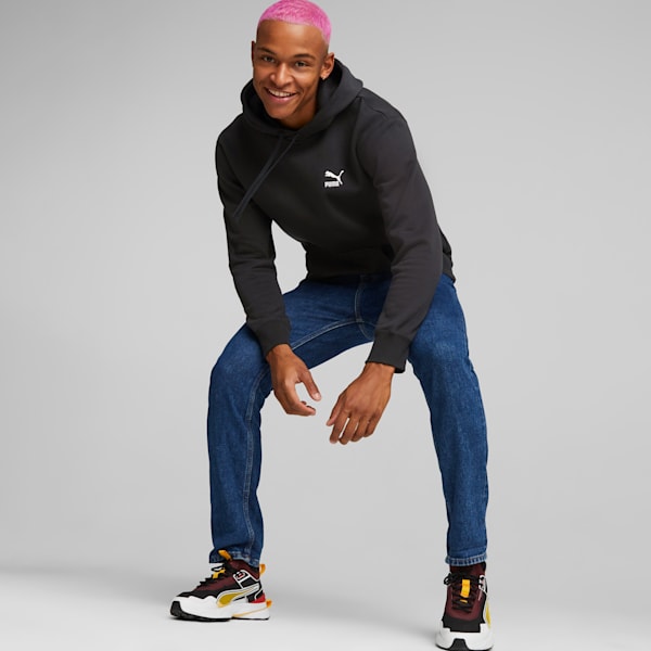 Classics Men's Regular Fit Hoodie, Puma Black, extralarge-IND