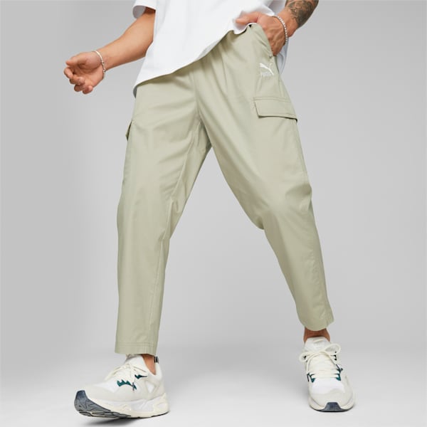 Pantalones para hombre de tejido plano Classics, Pebble Gray, extralarge