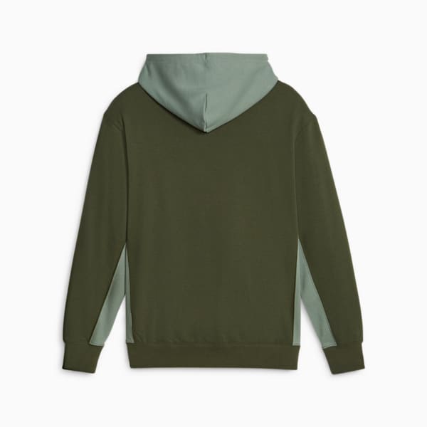 Olive green best sale puma hoodie