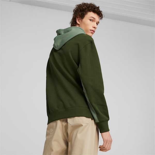 Classics Block Men's Hoodie, Myrtle-Eucalyptus, extralarge