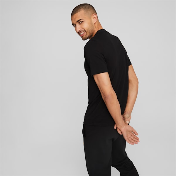 Brand Love Men's Regular Fit T-Shirt, Puma Black, extralarge-IND