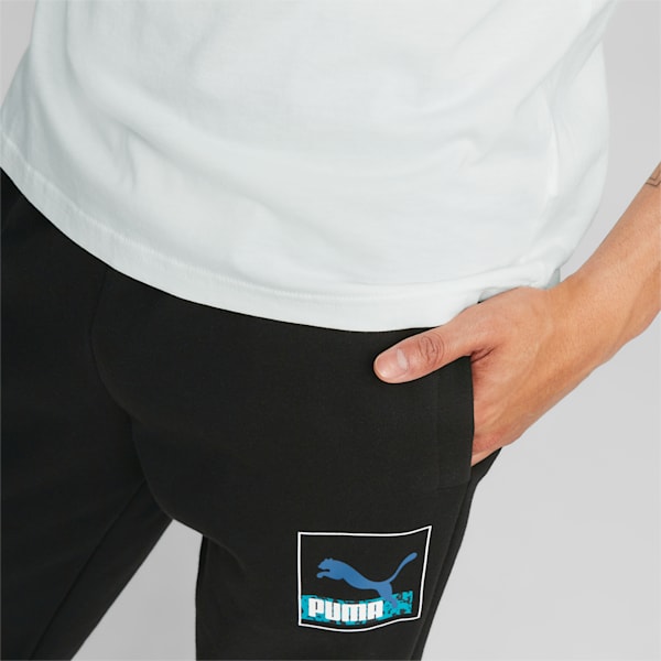Brand Love Men's Regular Fit Sweatpants, Puma Black, extralarge-IND