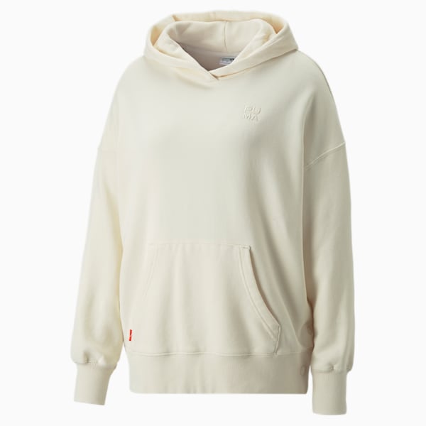 Infuse Women's Oversized Hoodie, Pristine, extralarge-IND