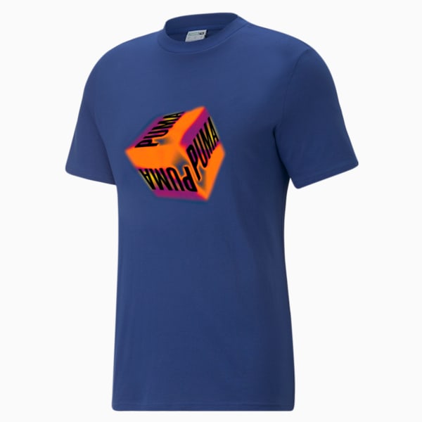 Sportswear by PUMA Men's Graphic Tee, Blazing Blue, extralarge