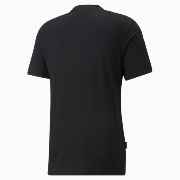 SWxP Graphic Men's Regular Fit T-Shirt, Puma Black-Orange, extralarge-IND