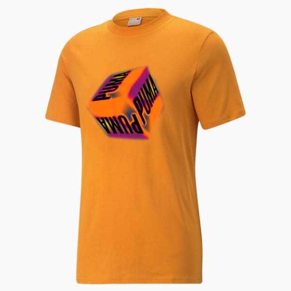 Playera para hombre SWxP, Orange Brick, extralarge