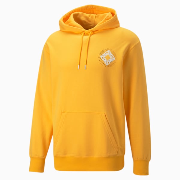 SWxP Graphic Men's Regular Fit Hoodie, Tangerine, extralarge-IND