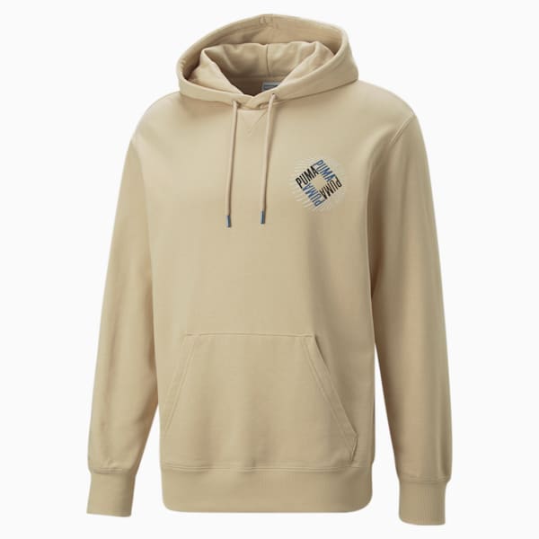 SWxP Graphic Men's Regular Fit Hoodie, Light Sand, extralarge-IND