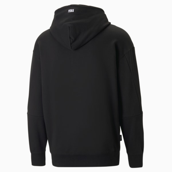 SWxP Pinnacle Men's Relaxed Fit Hoodie, Puma Black, extralarge-IND
