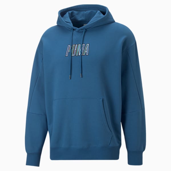 SWxP Pinnacle Men's Relaxed Fit Hoodie, Lake Blue, extralarge-IND
