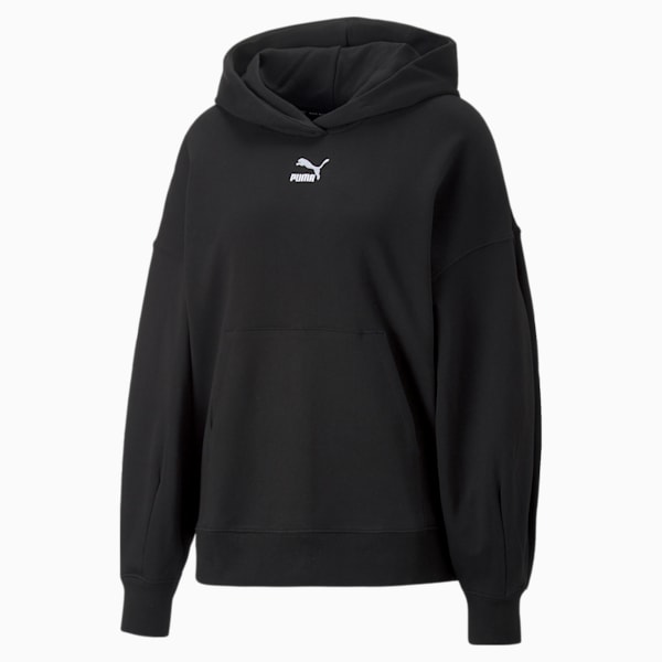 ウィメンズ CLASSICS オーバーサイズ フーディー, Puma Black, extralarge-JPN