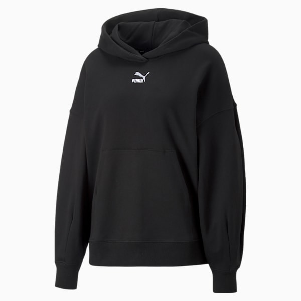 Sudadera con gorra para mujer Classics, Puma Black, extralarge