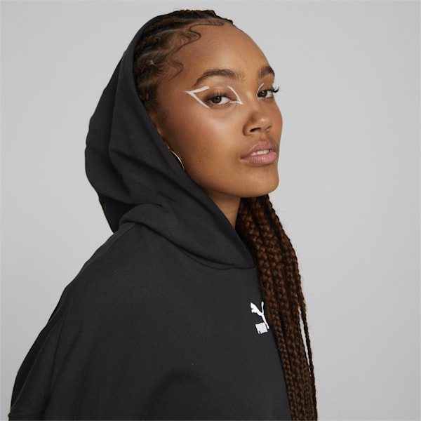 Classics Oversized Women's Hoodie, Puma Black, extralarge