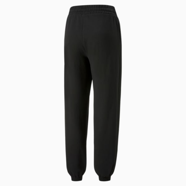 Classics Women's Relaxed Fit Sweat Pants, Puma Black, extralarge-IND