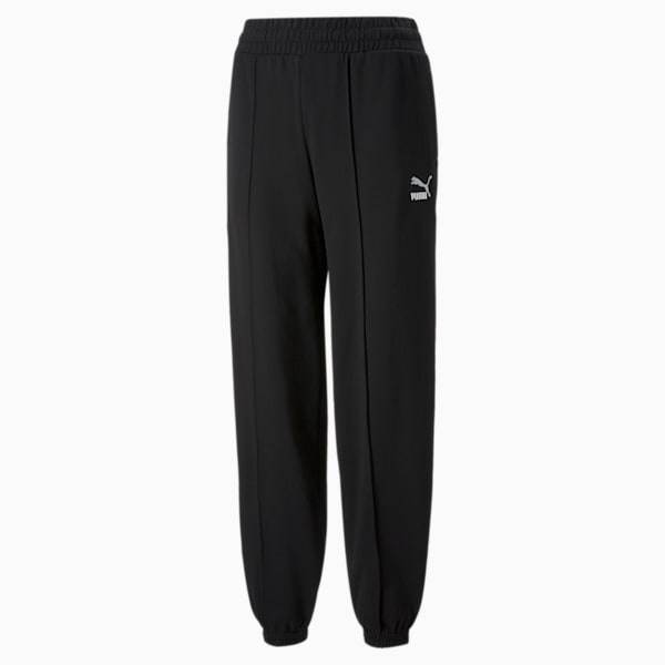 Classics Women's Relaxed Fit Sweat Pants, Puma Black, extralarge-IND