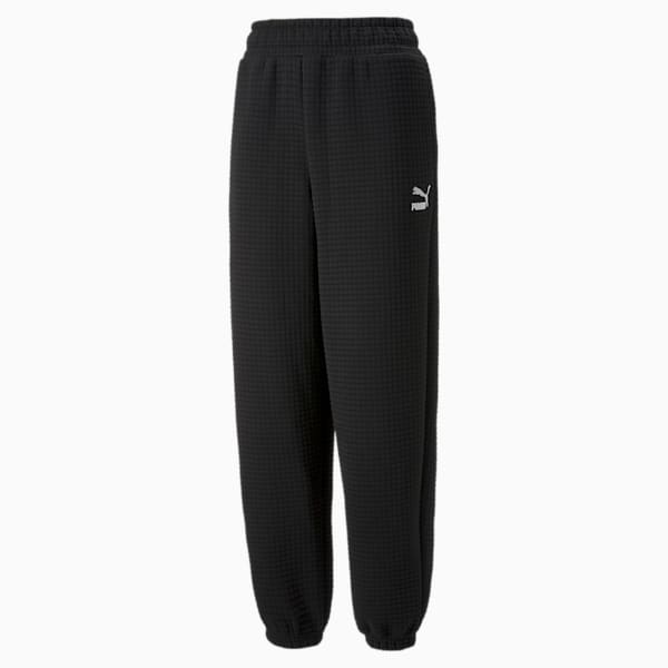Classics Quilted Relaxed Fit Pants, Puma Black, extralarge-IND