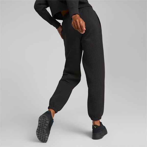 Classics Quilted Relaxed Fit Pants, Puma Black, extralarge-IND